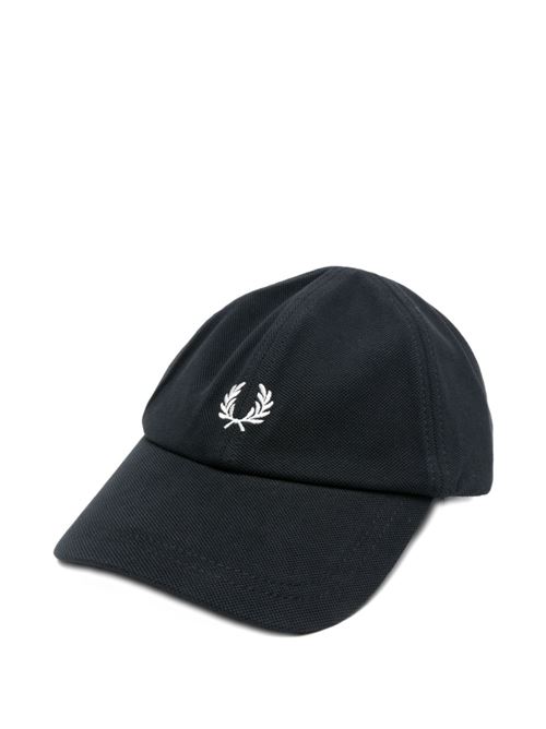 Cappello uomo Fred Perry navy e bianco con logo centrale FRED PERRY | HW2295267